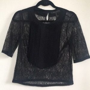 ‼️LAST CHANCE‼️ BCBG MAX AZRIA see through lacetop